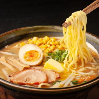 Sapporo Butter Miso Corn Ramen.